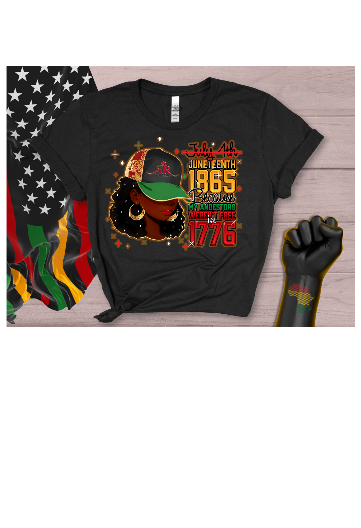 Juneteenth Black Tee 